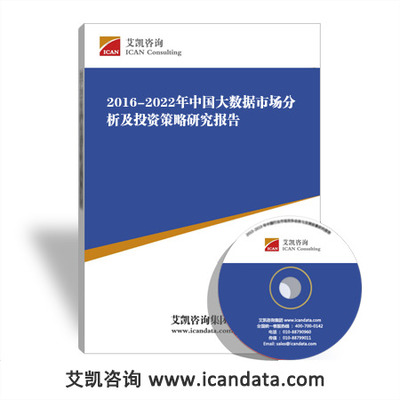 2016-2022年中国大数据市场分析及投资策略研究报告